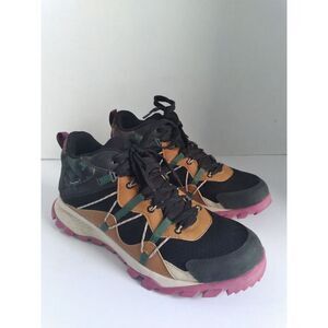 Merrell Bravada Womens Hiking Trail‎ Sneakers Black Tan Camo Pink Outsole
